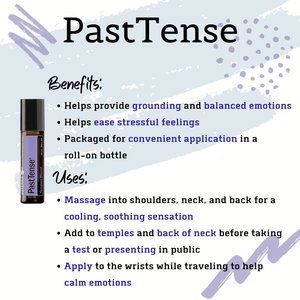 Past Tense Essential Oil 10 ml roller doterra NEW! NEVER OPENED!